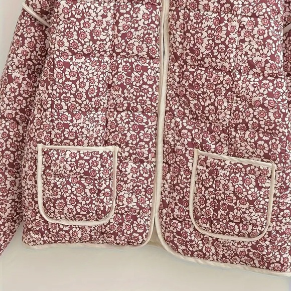 Quilted floral jacket NWOT - Picture 6 of 16